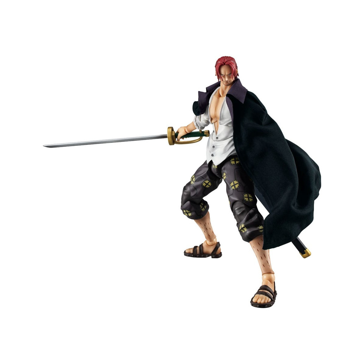 Megahouse One Piece - Eroi d'azione variabili Shanks dai capelli rossi Ver. 1.5