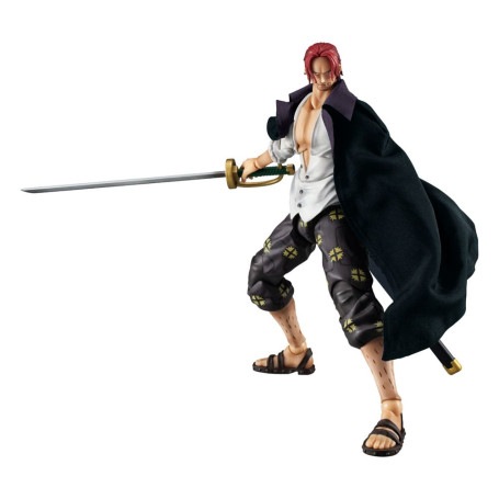 Megahouse One Piece - Eroi d'azione variabili Shanks dai capelli rossi Ver. 1.5