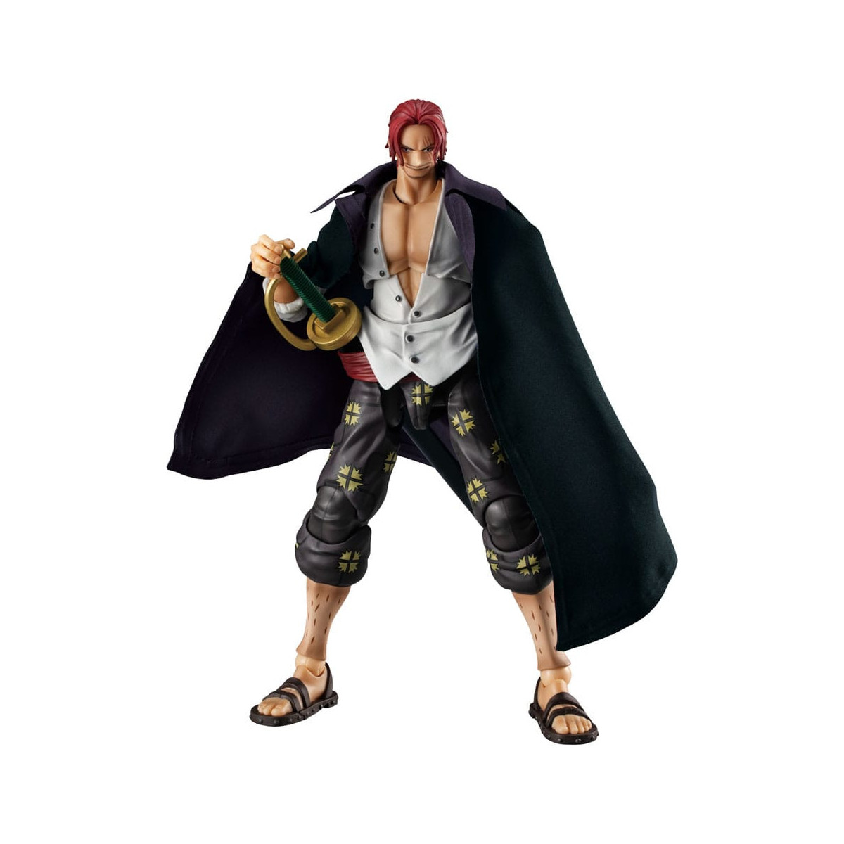 Megahouse One Piece - Eroi d'azione variabili Shanks dai capelli rossi Ver. 1.5