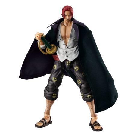 Megahouse One Piece - Eroi d'azione variabili Shanks dai capelli rossi Ver. 1.5