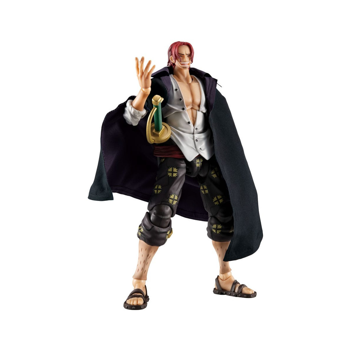 Megahouse One Piece - Eroi d'azione variabili Shanks dai capelli rossi Ver. 1.5