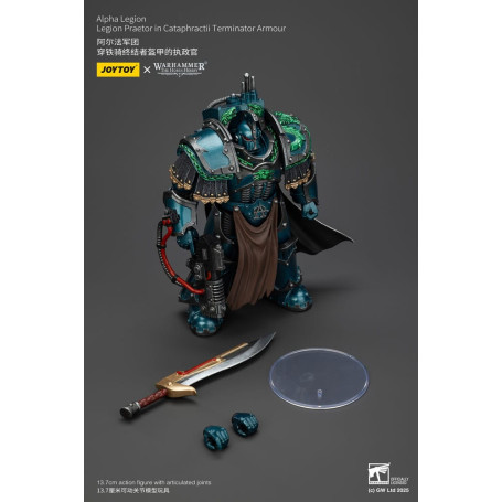 Joytoy - Warhammer - Legione Alfa - Pretore della Legione in armatura da Terminator Cataphractii - L'Eresia di Horus