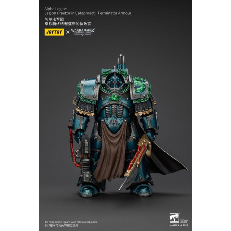 Joytoy - Warhammer - Legione Alfa - Pretore della Legione in armatura da Terminator Cataphractii - L'Eresia di Horus
