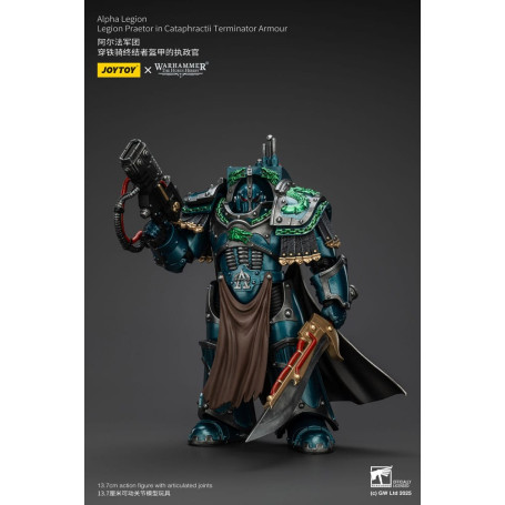 Joytoy - Warhammer - Legione Alfa - Pretore della Legione in armatura da Terminator Cataphractii - L'Eresia di Horus