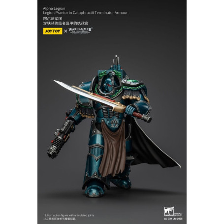 Joytoy - Warhammer - Legione Alfa - Pretore della Legione in armatura da Terminator Cataphractii - L'Eresia di Horus