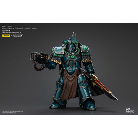 Joytoy - Warhammer - Legione Alfa - Pretore della Legione in armatura da Terminator Cataphractii - L'Eresia di Horus