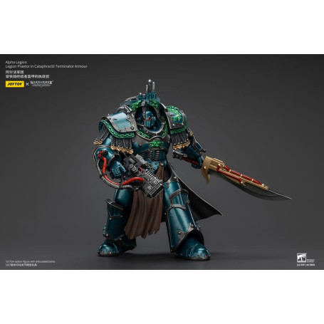 Joytoy - Warhammer - Legione Alfa - Pretore della Legione in armatura da Terminator Cataphractii - L'Eresia di Horus