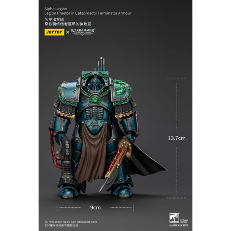 Joytoy - Warhammer - Legione Alfa - Pretore della Legione in armatura da Terminator Cataphractii - L'Eresia di Horus
