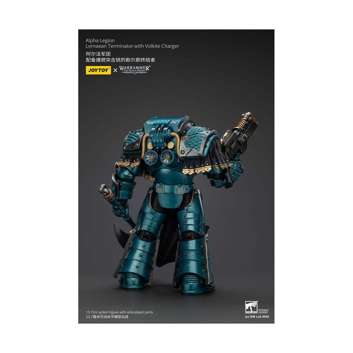 Joytoy - Warhammer - Legione Alfa - Terminator Lernaean con Volkite - L'Eresia di Horus