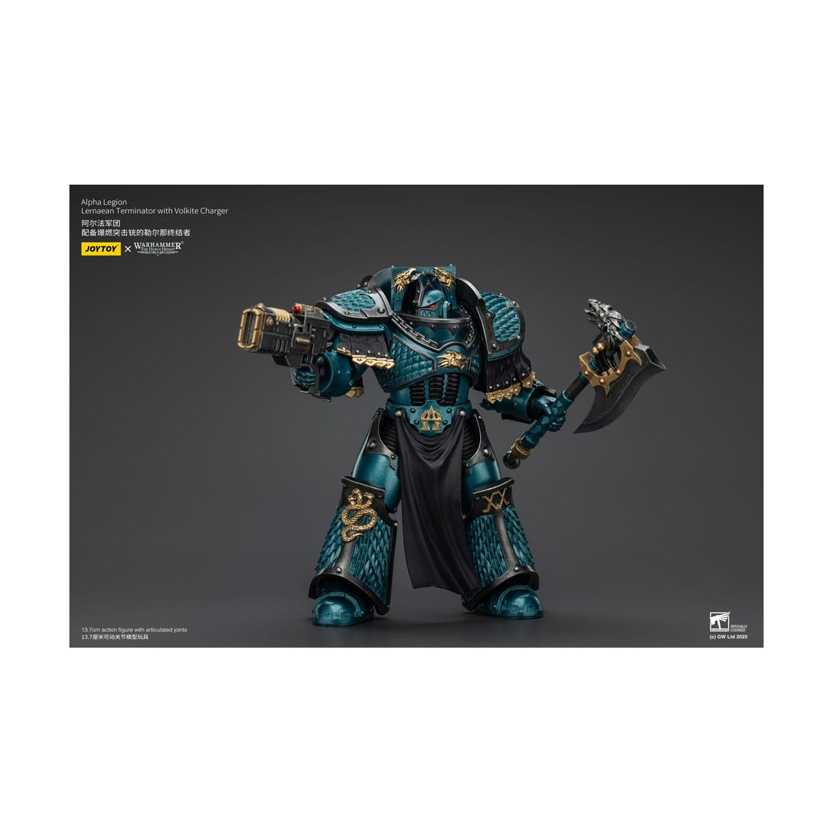 Joytoy - Warhammer - Legione Alfa - Terminator Lernaean con Volkite - L'Eresia di Horus