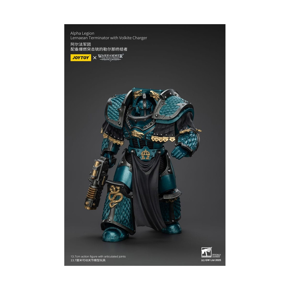 Joytoy - Warhammer - Legione Alfa - Terminator Lernaean con Volkite - L'Eresia di Horus