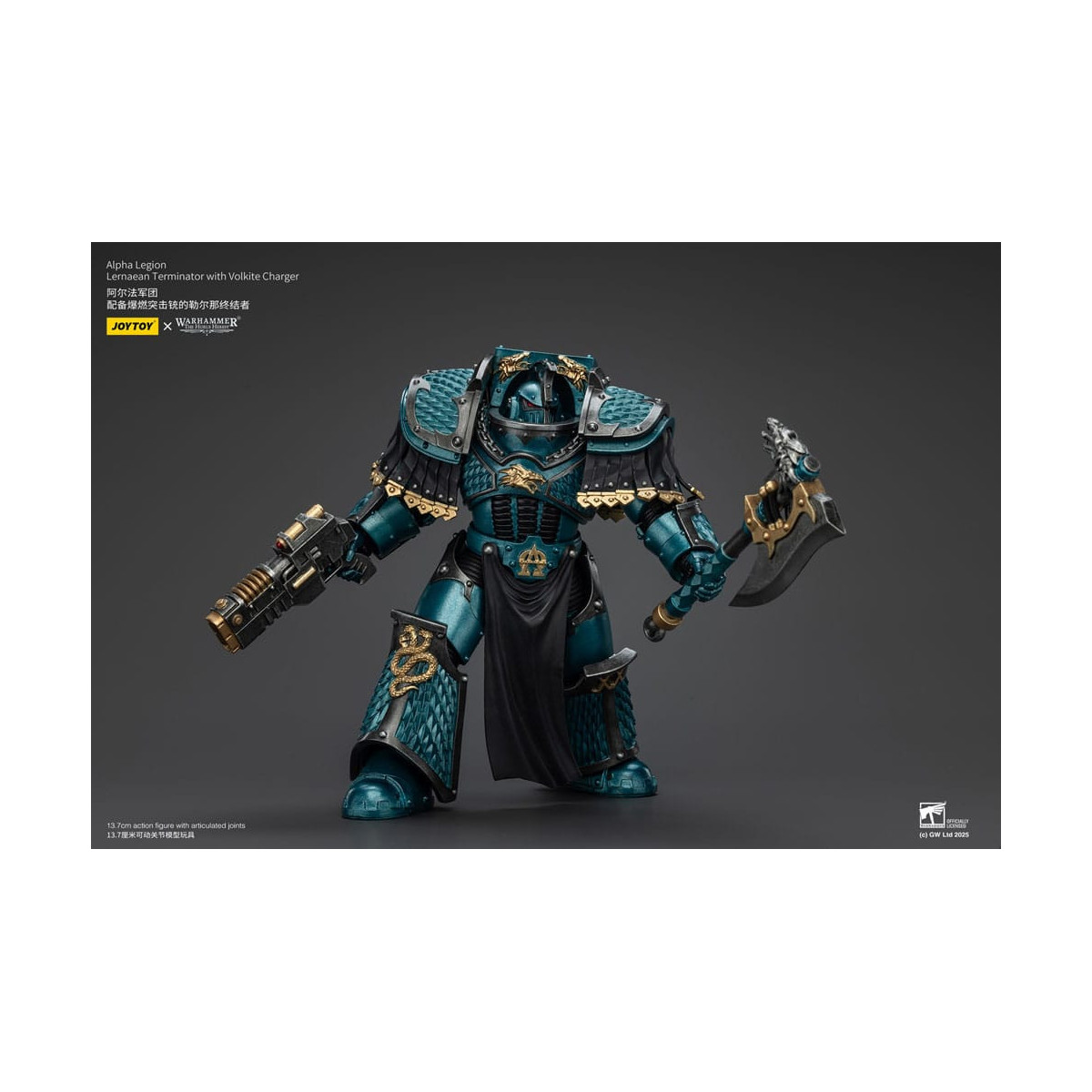 Joytoy - Warhammer - Legione Alfa - Terminator Lernaean con Volkite - L'Eresia di Horus