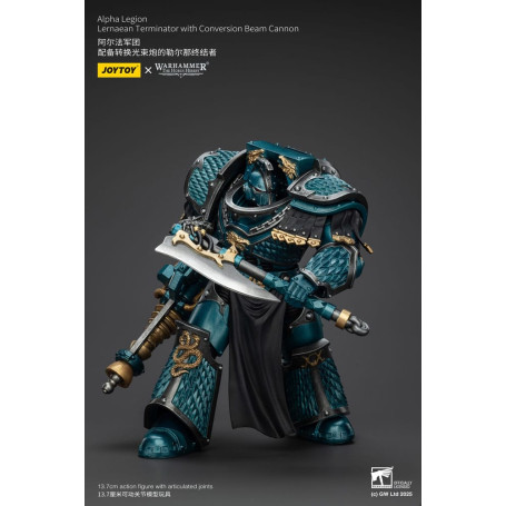 Joytoy - Warhammer - Legione Alfa - Terminator di Lernae con cannone a raggi di conversione - L'Eresia di Horus