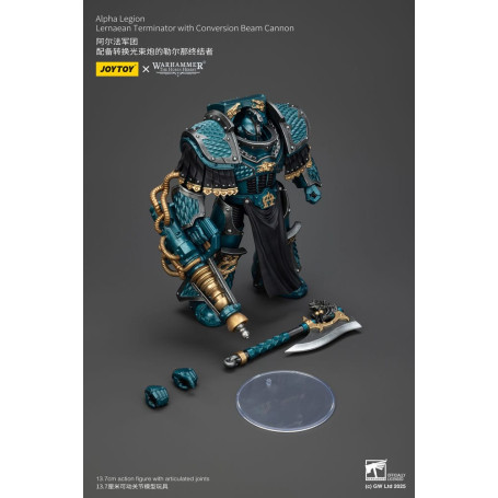 Joytoy - Warhammer - Legione Alfa - Terminator di Lernae con cannone a raggi di conversione - L'Eresia di Horus