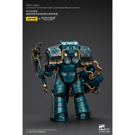 Joytoy - Warhammer - Legione Alfa - Terminator di Lernae con cannone a raggi di conversione - L'Eresia di Horus