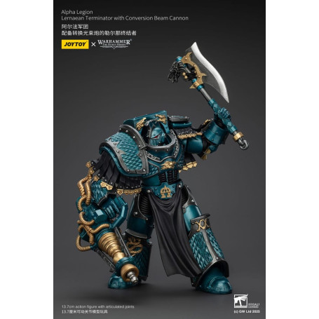 Joytoy - Warhammer - Legione Alfa - Terminator di Lernae con cannone a raggi di conversione - L'Eresia di Horus