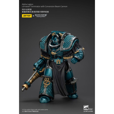 Joytoy - Warhammer - Legione Alfa - Terminator di Lernae con cannone a raggi di conversione - L'Eresia di Horus