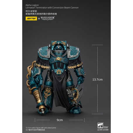 Joytoy - Warhammer - Legione Alfa - Terminator di Lernae con cannone a raggi di conversione - L'Eresia di Horus