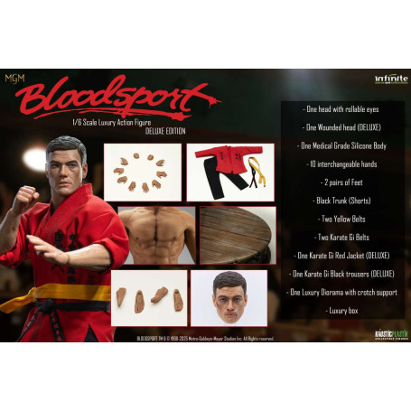 Statua infinita X Kaustic Plastik - Frank Dux Deluxe 1/6 -Bloodsport