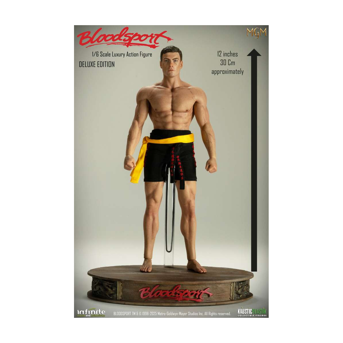 Statua infinita X Kaustic Plastik - Frank Dux Deluxe 1/6 -Bloodsport