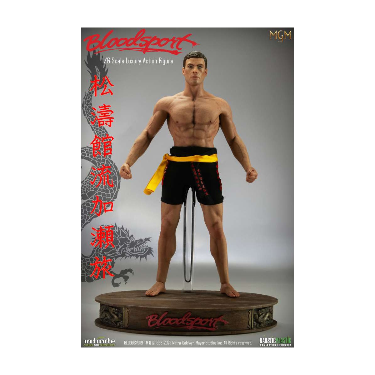 Statua Infinite X Kaustic Plastik - Frank Dux Edizione Standard 1/6 -Bloodsport