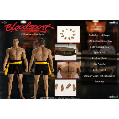 Statua Infinite X Kaustic Plastik - Frank Dux Edizione Standard 1/6 -Bloodsport