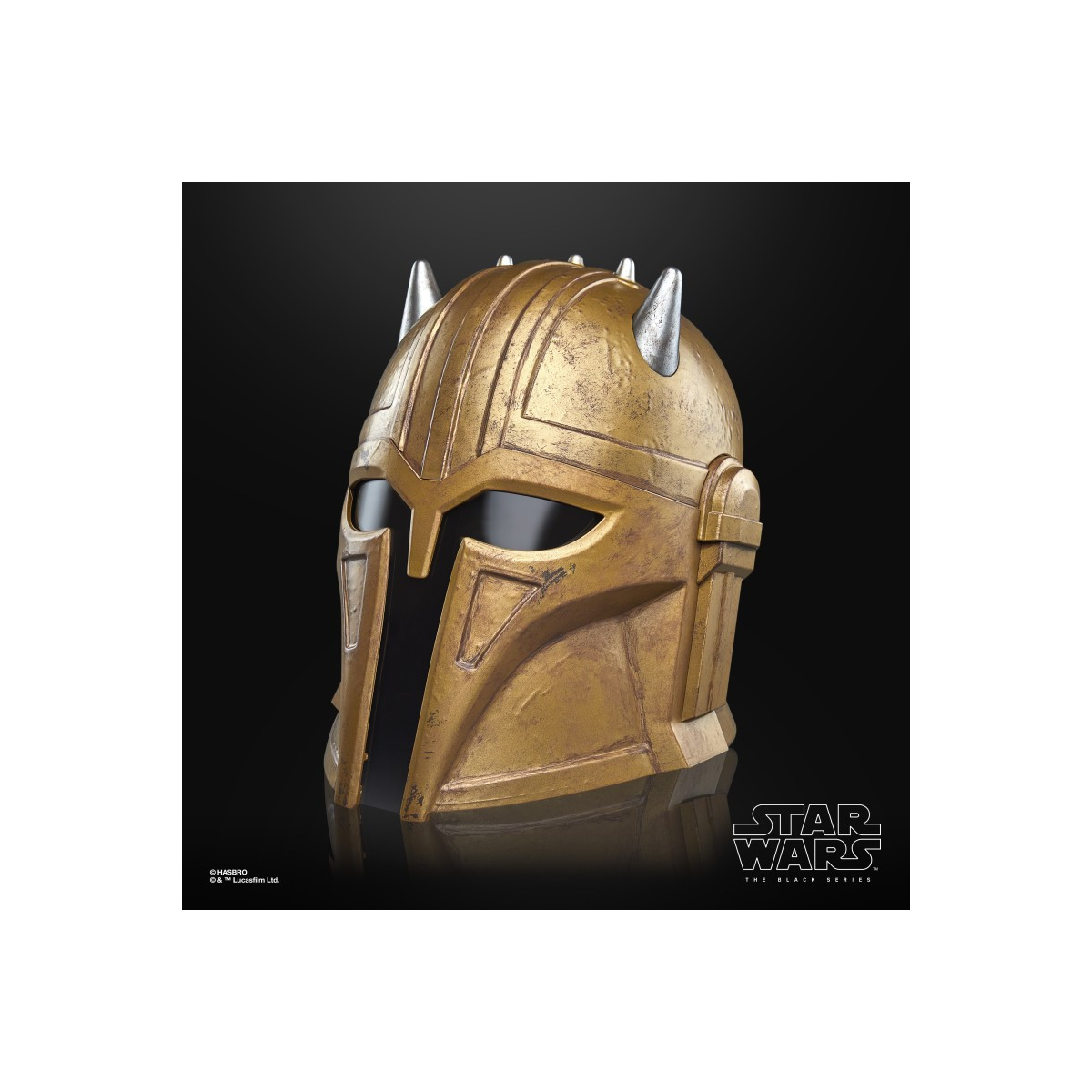 Hasbro - L'Armiere Il Mandaloriano - Star Wars Serie Nera Casco 1:1 Replica Premium