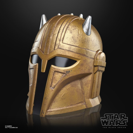 Hasbro - L'Armiere Il Mandaloriano - Star Wars Serie Nera Casco 1:1 Replica Premium