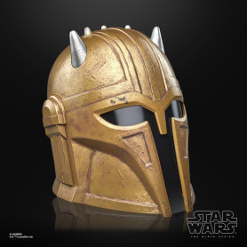 Hasbro - L'Armiere Il Mandaloriano - Star Wars Serie Nera Casco 1:1 Replica Premium