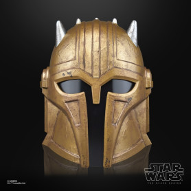 Hasbro - L'Armiere Il Mandaloriano - Star Wars Serie Nera Casco 1:1 Replica Premium