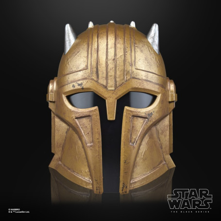 Hasbro - L'Armiere Il Mandaloriano - Star Wars Serie Nera Casco 1:1 Replica Premium