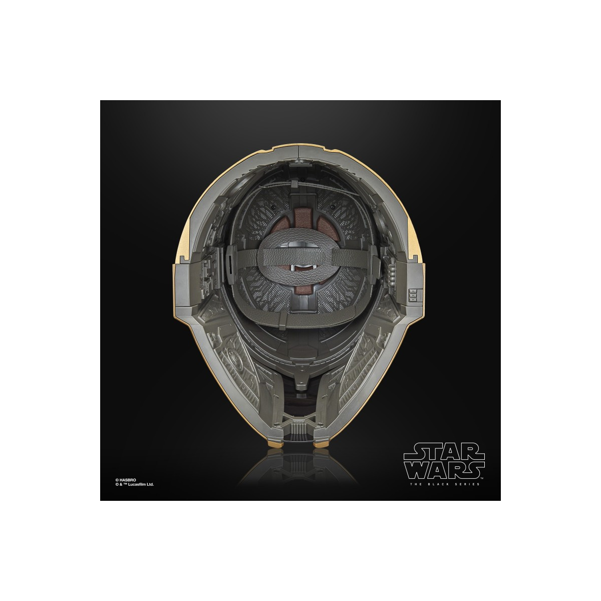 Hasbro - L'Armiere Il Mandaloriano - Star Wars Serie Nera Casco 1:1 Replica Premium