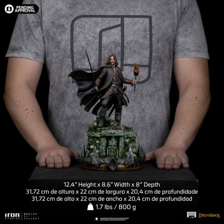 Iron Studios - Aragorn scatenato - Il Signore degli Anelli - LOTR Unleashed Art Scale 1/10