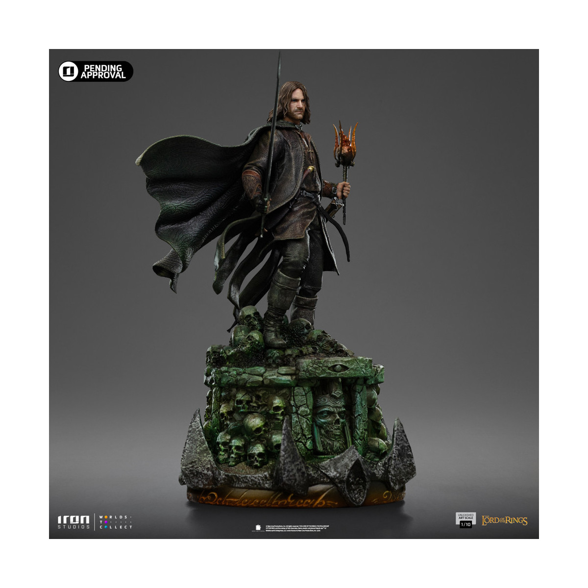 Iron Studios - Aragorn scatenato - Il Signore degli Anelli - LOTR Unleashed Art Scale 1/10