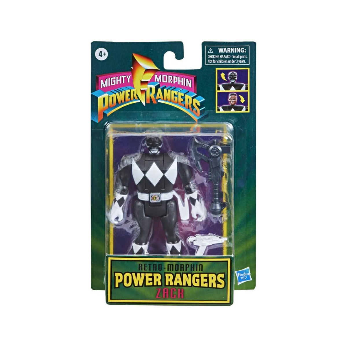 Hasbro - Mighty Morphin Power Rangers - Ranger Nero Retro Morphin