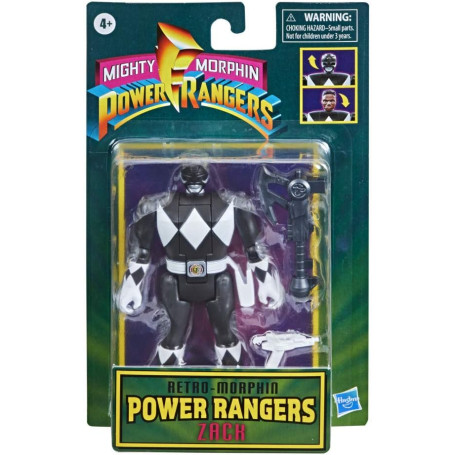 Hasbro - Mighty Morphin Power Rangers - Ranger Nero Retro Morphin