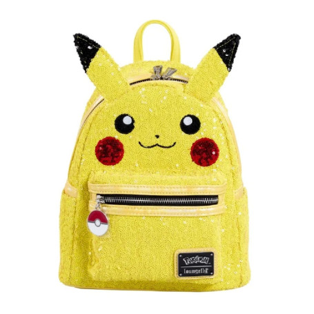 Pokemon - Mini zaino Loungefly con lustrini Pikachu