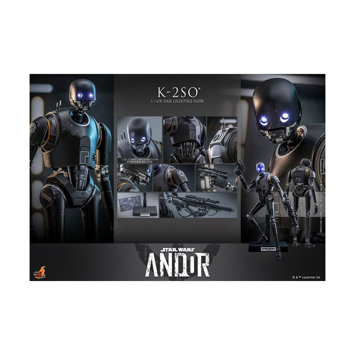 Hot Toys Star Wars Rogue One - CASSIAN ANDOR MMS 1/6