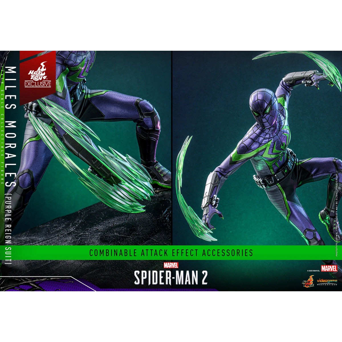 Hot Toys Marvel's Spider-Man 2: Miles Morales (Tuta del Regno Viola) Video Game Masterpiece 1/6