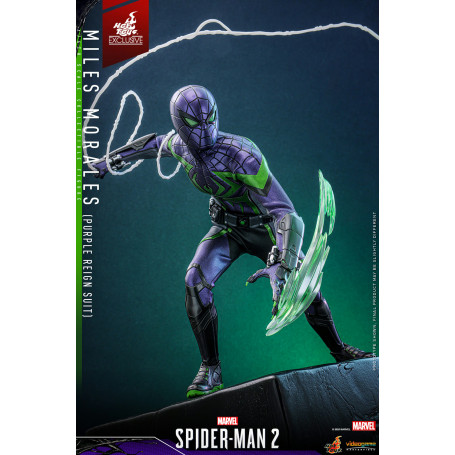 Hot Toys Marvel's Spider-Man 2: Miles Morales (Tuta del Regno Viola) Video Game Masterpiece 1/6