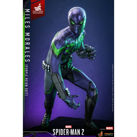 Hot Toys Marvel's Spider-Man 2: Miles Morales (Tuta del Regno Viola) Video Game Masterpiece 1/6