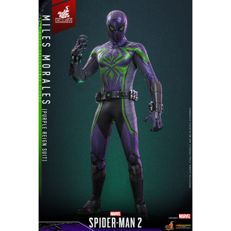 Hot Toys Marvel's Spider-Man 2: Miles Morales (Tuta del Regno Viola) Video Game Masterpiece 1/6