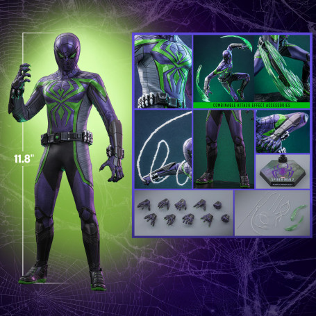 Hot Toys Marvel's Spider-Man 2: Miles Morales (Tuta del Regno Viola) Video Game Masterpiece 1/6