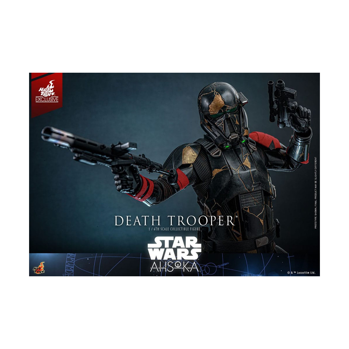 Hot Toys - Death Trooper esclusivo TM 1/6 - Star Wars Ahsoka