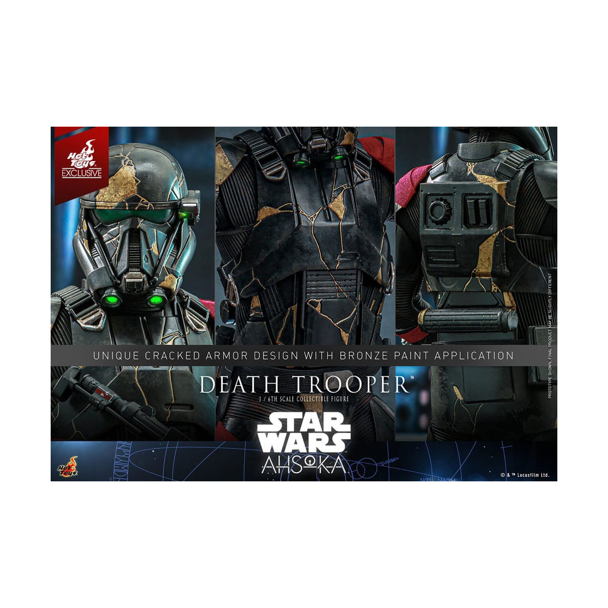 Hot Toys - Death Trooper esclusivo TM 1/6 - Star Wars Ahsoka