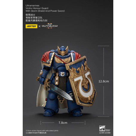 Joytoy - Space Marines II - Guardia d'Onore Ultramarines Victrix con Scudo della Tempesta e Spada di Potenza