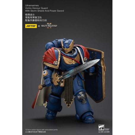 Joytoy - Space Marines II - Guardia d'Onore Ultramarines Victrix con Scudo della Tempesta e Spada di Potenza