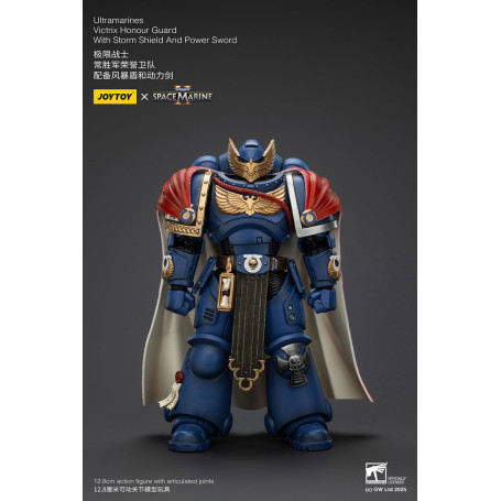 Joytoy - Space Marines II - Guardia d'Onore Ultramarines Victrix con Scudo della Tempesta e Spada di Potenza