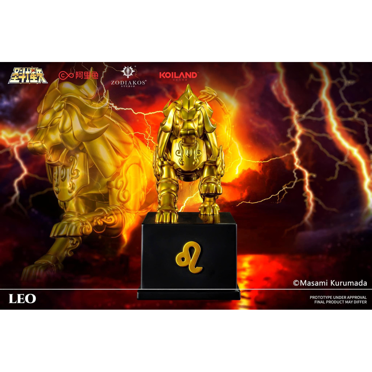 Zodiakos Studio - Leo Cloth - Totem del Leone 1/6 - Statua di Saint Seiya - Cavalieri dello Zodiaco