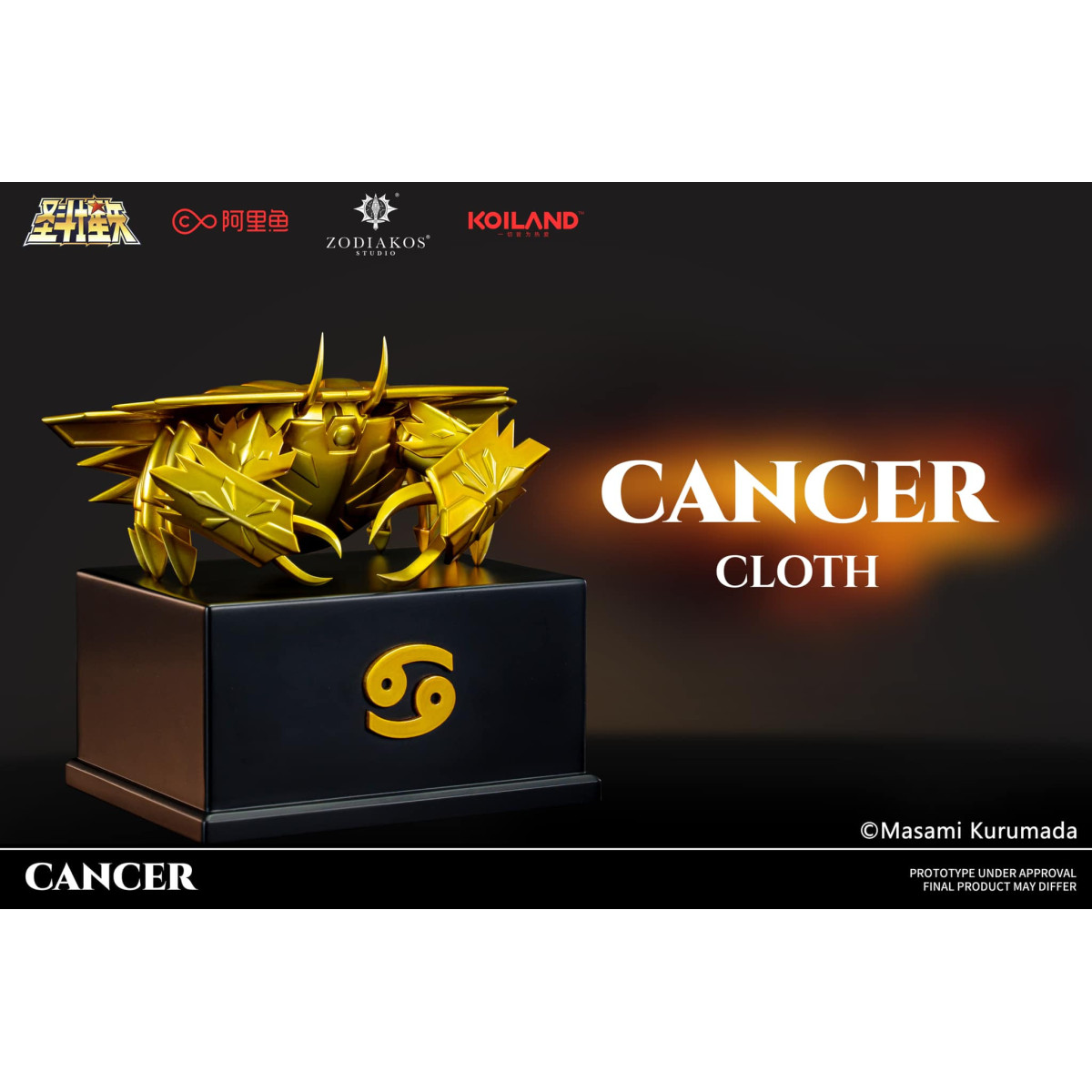 Zodiakos Studio - Tessuto del Cancro - Totem del Cancro 1/6 - Statua di Saint Seiya - Cavalieri dello Zodiaco